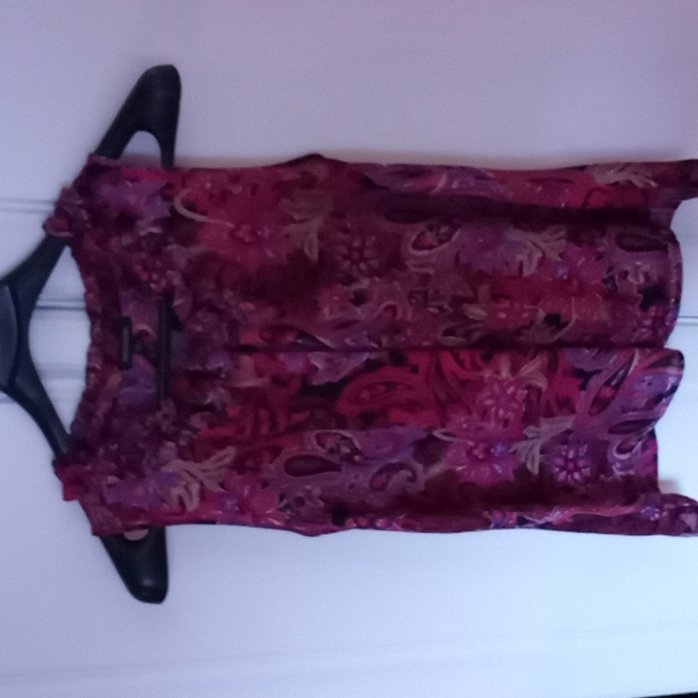 Notions sleeveless top Size L Paisley Print